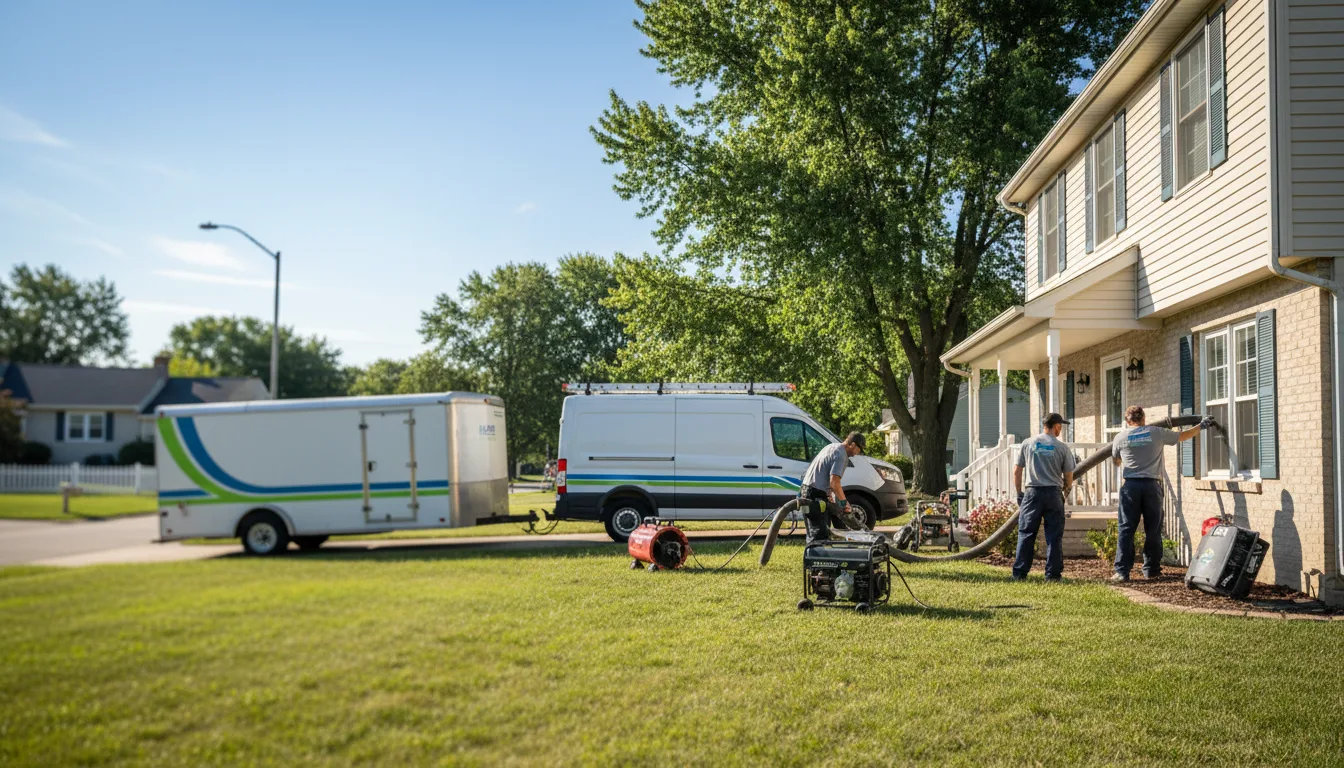 Flooded Basement Restoration And Cleanup With Repair in Elmore, MN near me